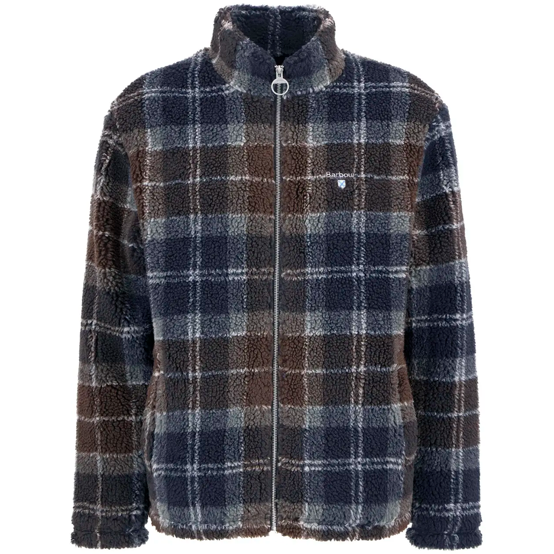 MENS TARTAN FLEECE ZIP THROUGH