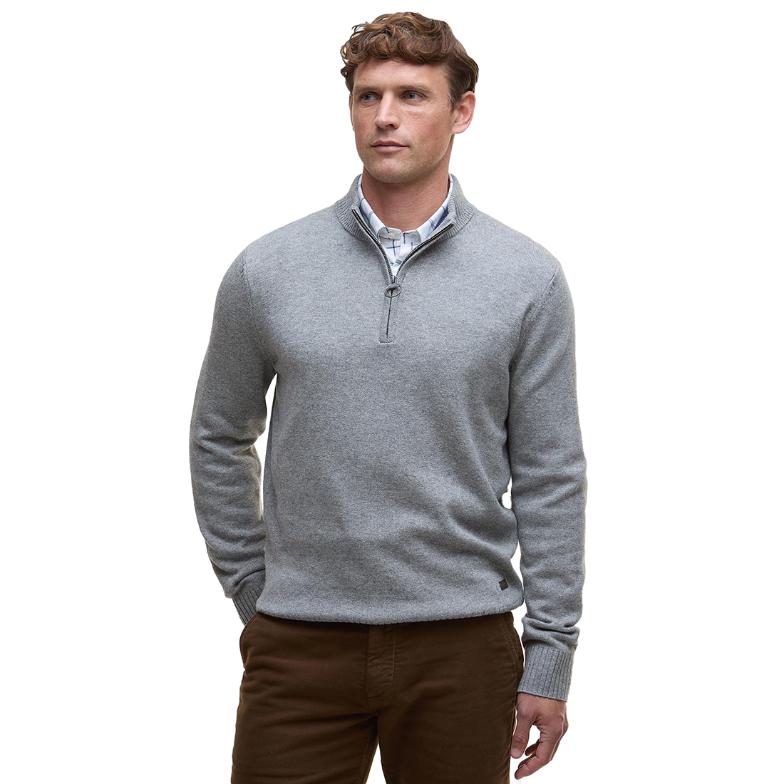 MENS KELSON HALFZIP KNITTED JUMPER
