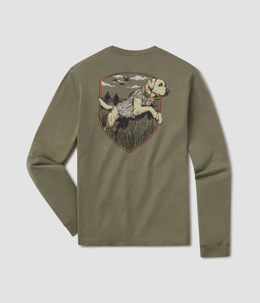 MENS BAYOU RETRIEVER LONG SLEEVE TEE