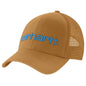 MENS CANVAS MESH BACK LOGO GRAPHIC CAP
