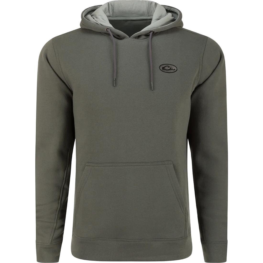 THE THREE END SOLID HOODIE