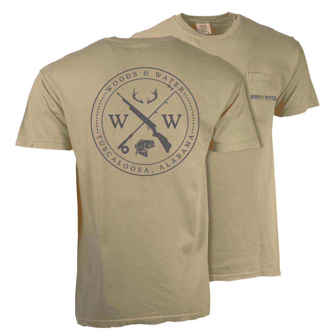 Gun Rod Design Short Sleeve Comfort Colors Tee