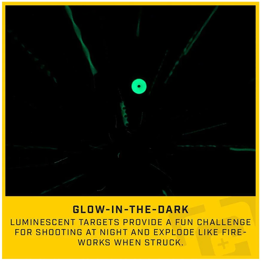 CLAYCOPTER 110MM GLOW TARGET 50PK