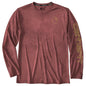 MENS FORCE SUN LW LS PRINT TEE