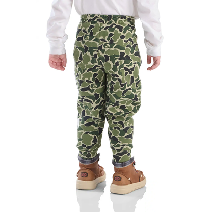 YOUTH FLEECE CAMO LOGO SWEATPANT