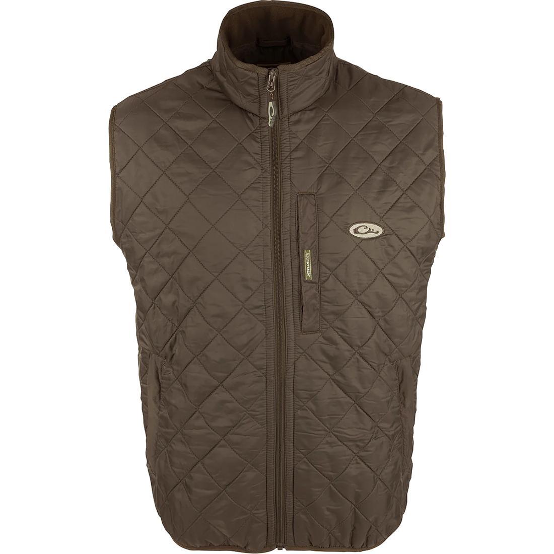 DELTA QUILTED FLEECE LINED VEST
