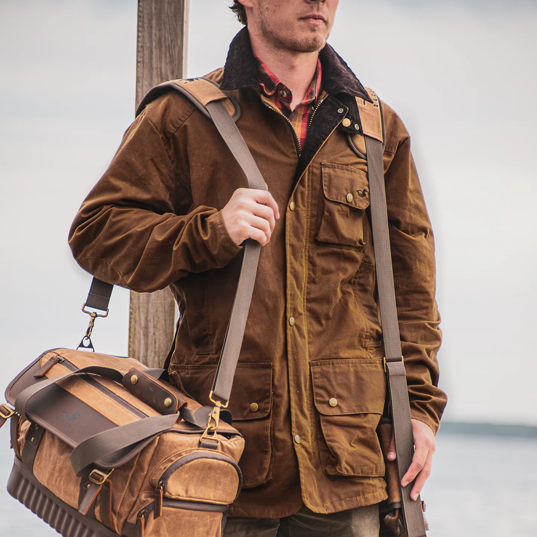 KNOTTS ISLAND WAXED SPORTSMANS JACKET