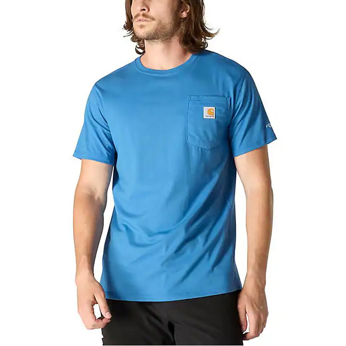 MENS FORCE RELAXED FIT MW S/S POCKET TEE