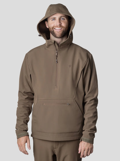 MENS CONTACT SOFTSHELL HOODIE