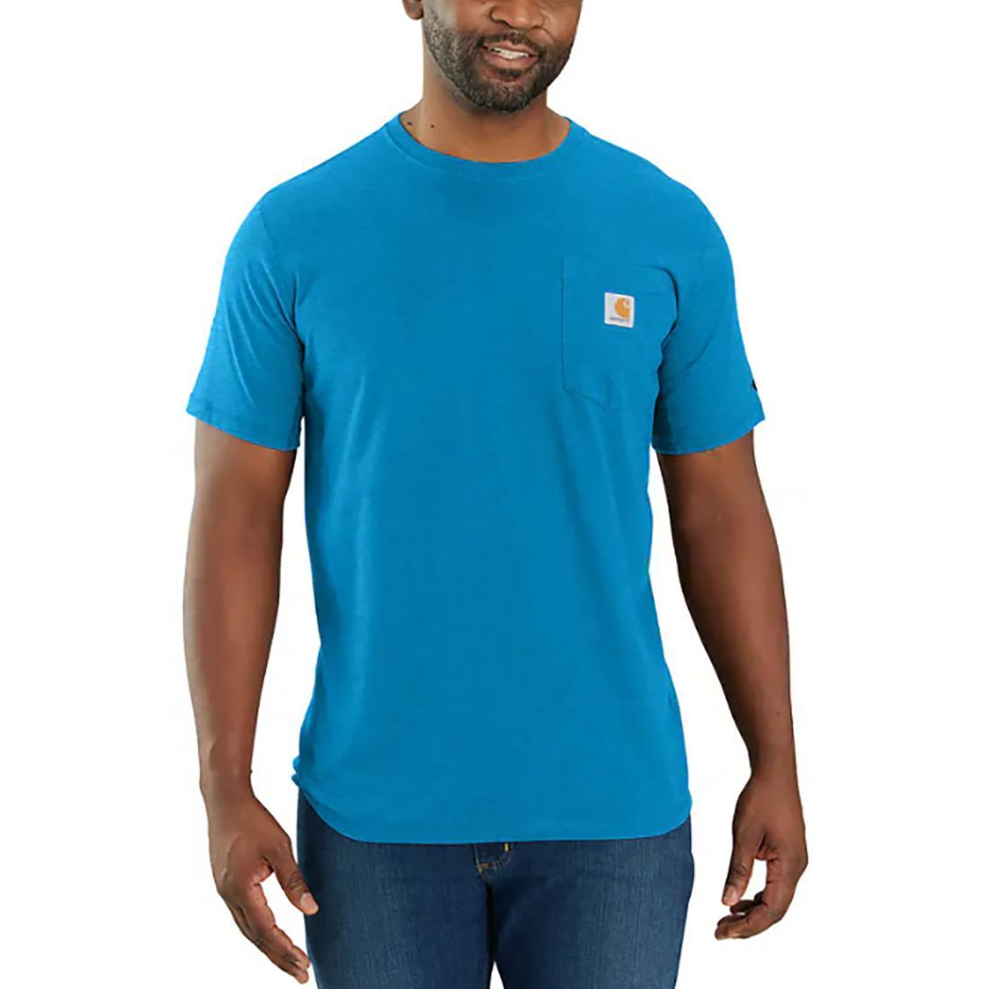 MENS FORCE RELAXED FIT MW S/S POCKET TEE