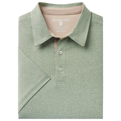 MENS GRAYTON HEATHER POLO