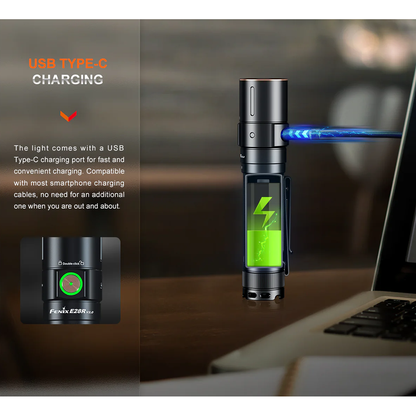 E28R V2 RECHARGEABLE EDC FLASHLIGHT