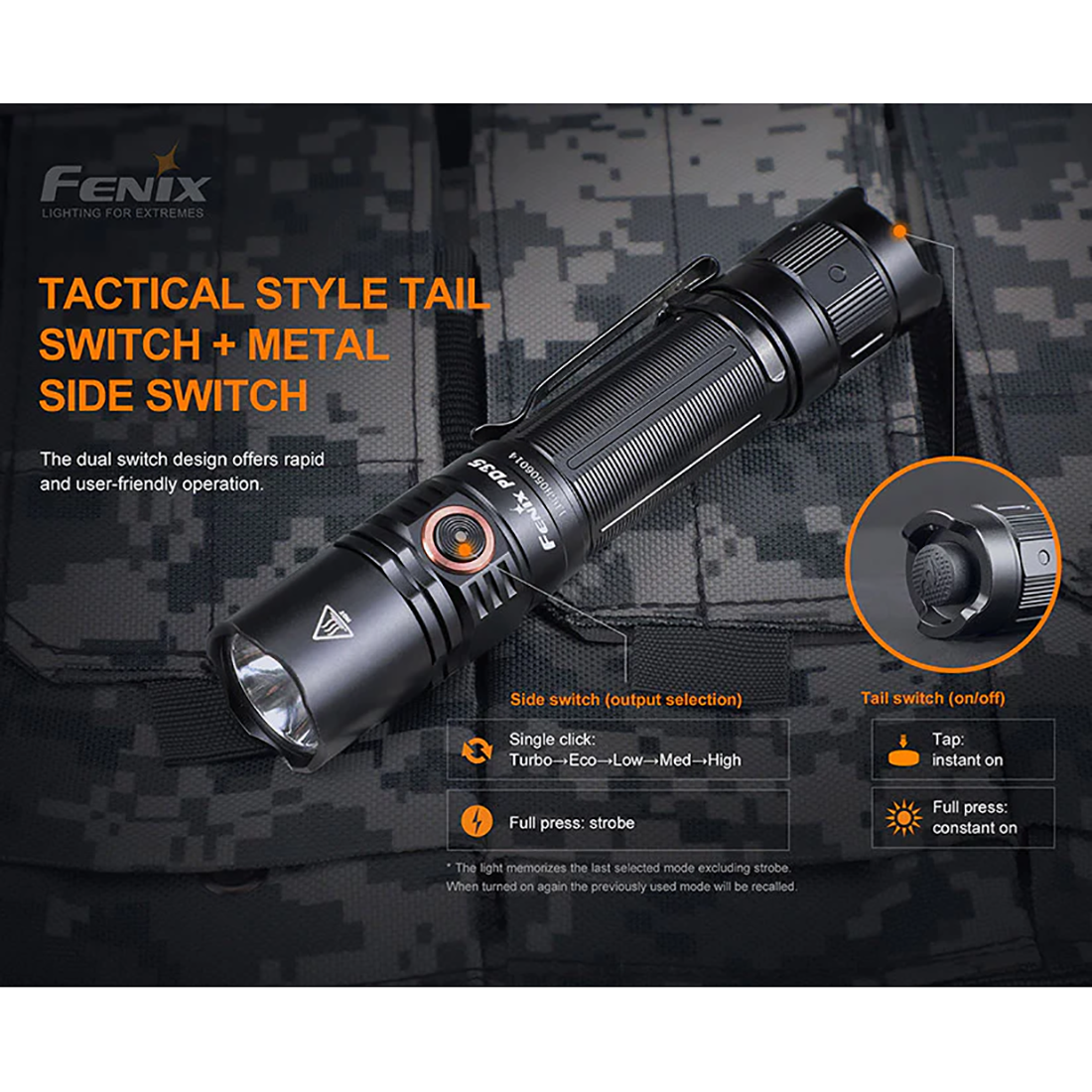 PD35V3 1700LUM EVERYDAY CARRY FLASHLIGHT