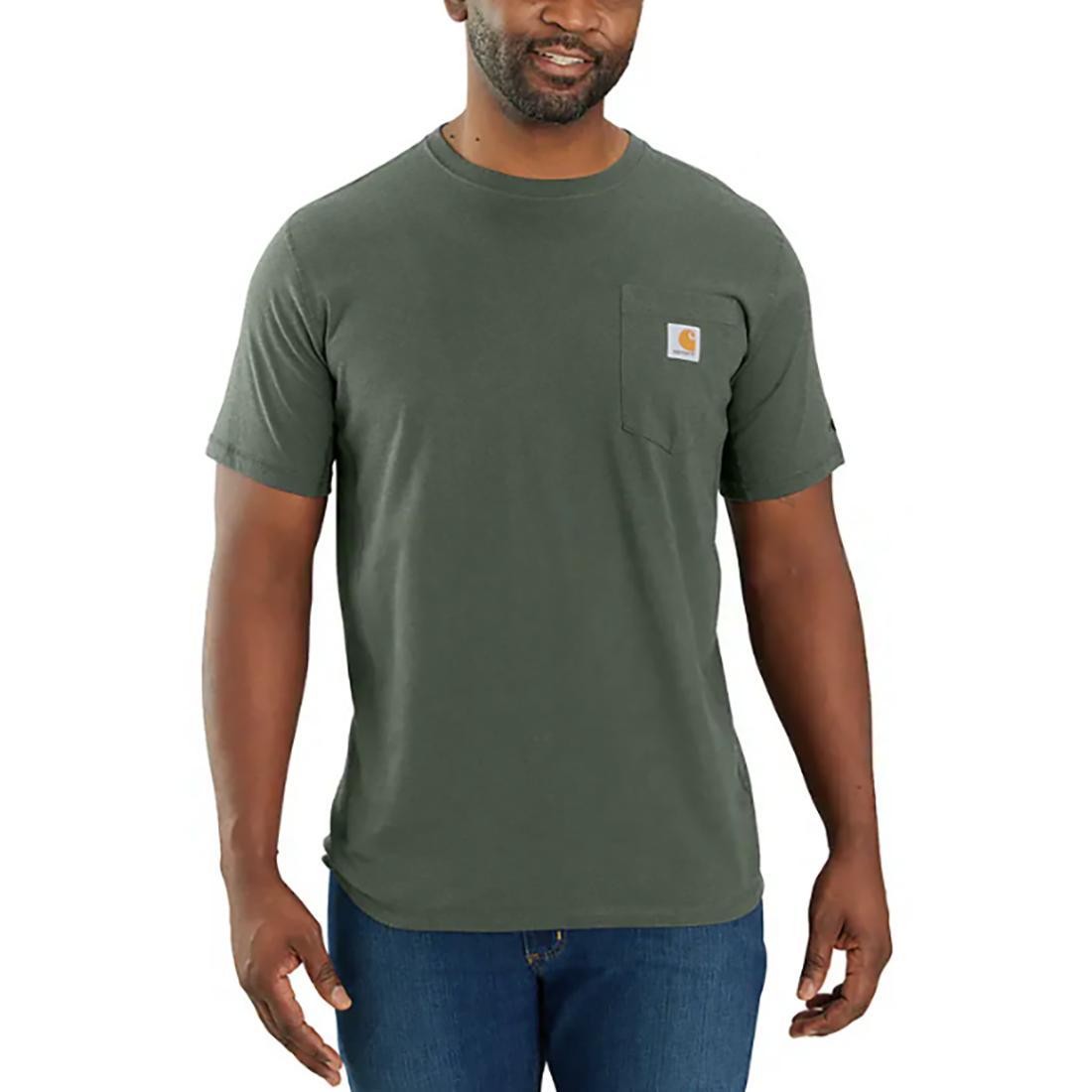 MENS FORCE RELAXED FIT MW S/S POCKET TEE