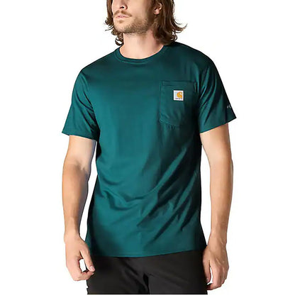 MENS FORCE RELAXED FIT MW S/S POCKET TEE