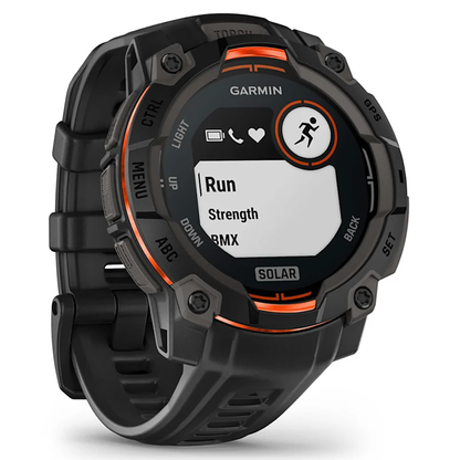 INSTINCT 3 45MM SOLAR BLACK/BLACK BAND