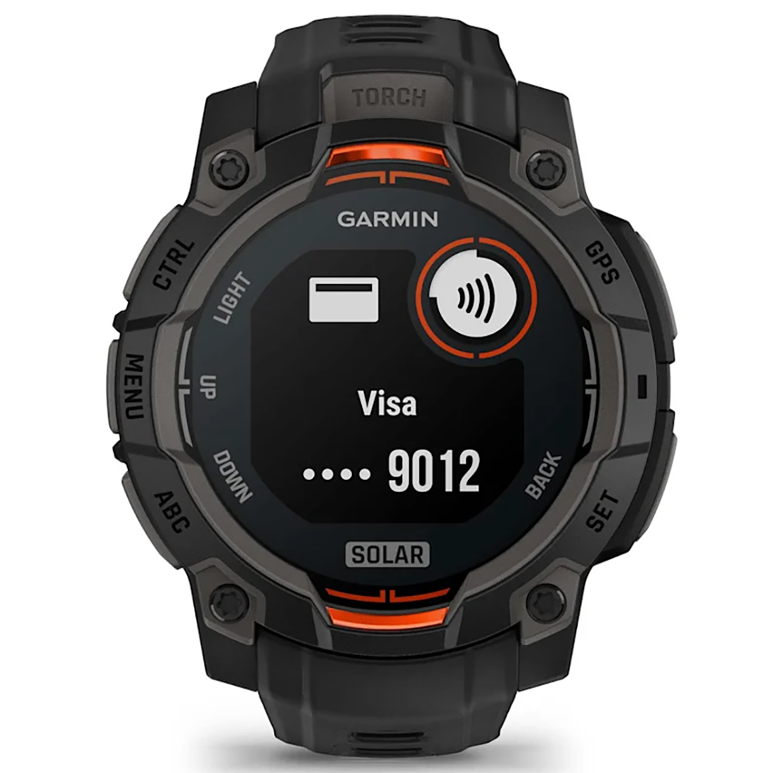 INSTINCT 3 45MM SOLAR BLACK/BLACK BAND