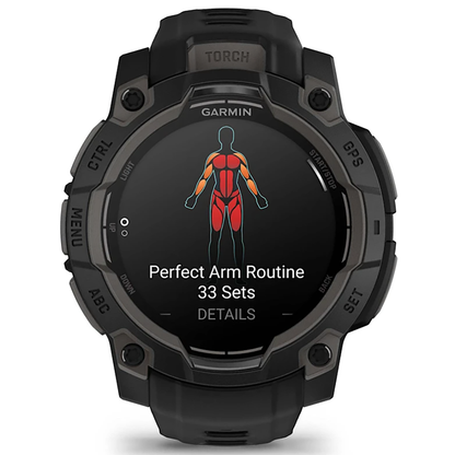 INSTINCT 3 45MM AMOLED BLACK/BLACK BAND
