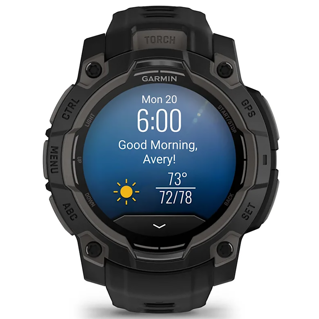 INSTINCT 3 45MM AMOLED BLACK/BLACK BAND