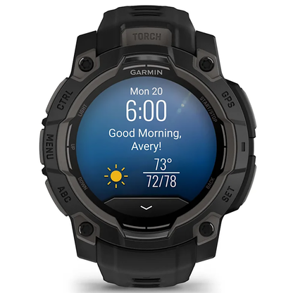 INSTINCT 3 45MM AMOLED BLACK/BLACK BAND