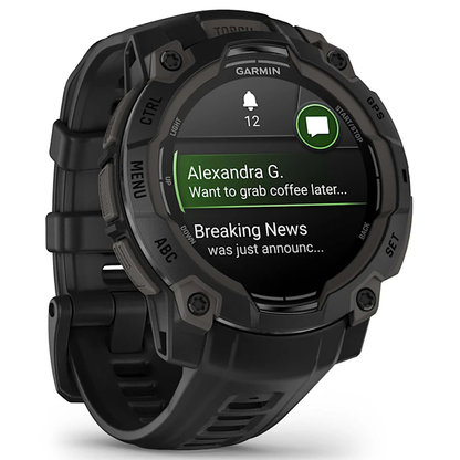 INSTINCT 3 45MM AMOLED BLACK/BLACK BAND