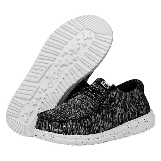 YOUTH WALLY SPORT KNIT BLACK/WHITE