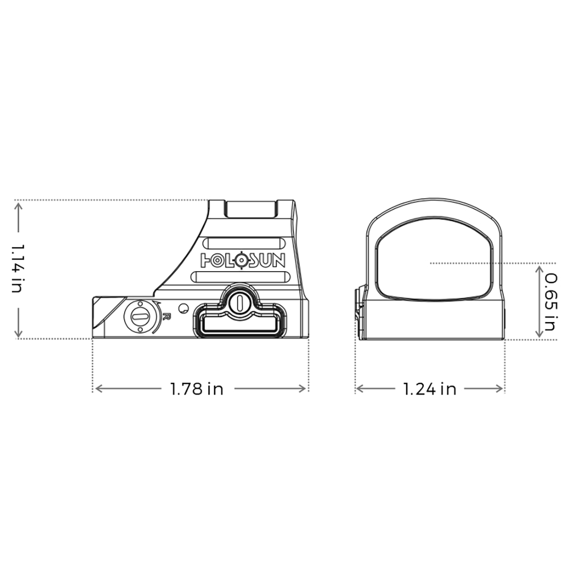 HS407C X2 RED 2MOA PISTOL Sight