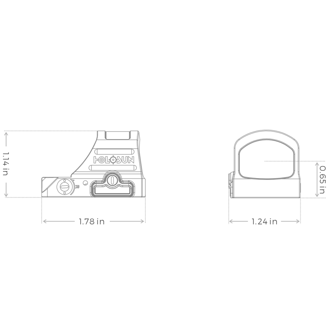 X2 SERIES RED DOT 2MOA DOT/32MOA CIRCLE