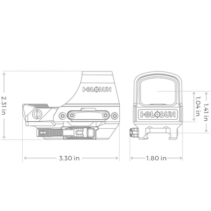 RED DOT SIGHT 2MOA DOT/65MOA CIRCLE