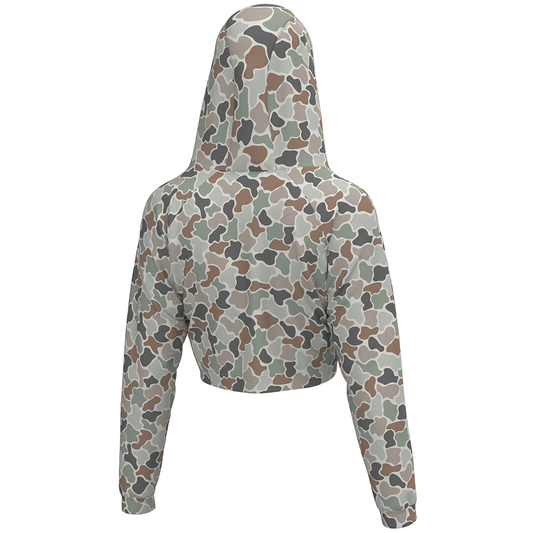 LG VELVET FLEECE CROPPED HOODIE