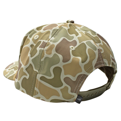 WOMENS LG LEATHER PATCH ROPE HAT