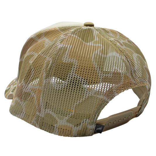 WOMENS LG LOCAL CAMO DESERT FOAM TRUCKER HAT
