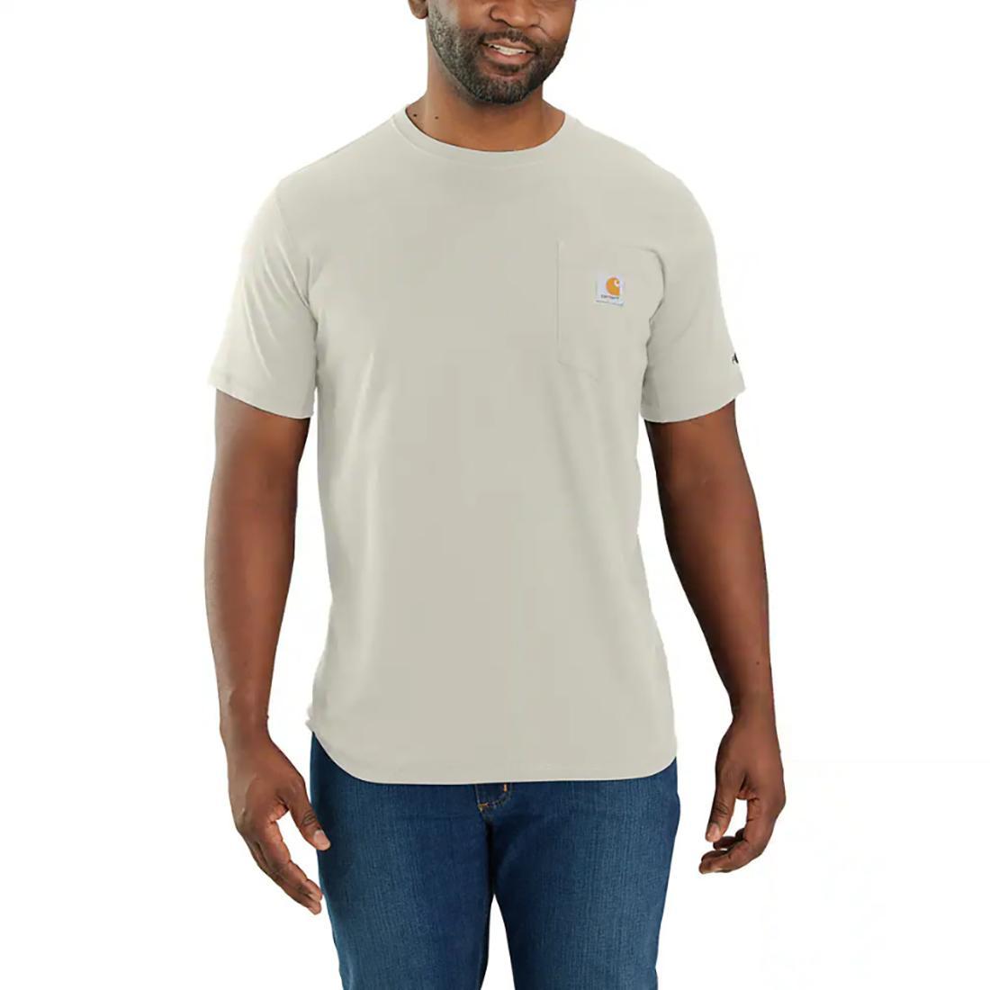MENS FORCE RELAXED FIT MW S/S POCKET TEE