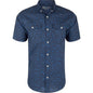 Cotton Marsh Print Short Sleeve Shirt