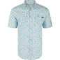 Cotton Marsh Print Short Sleeve Shirt