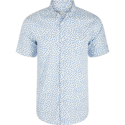 Cotton Lab Print Short Sleeve Shirt