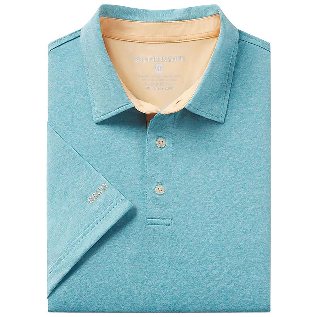 MENS GRAYTON HEATHER POLO