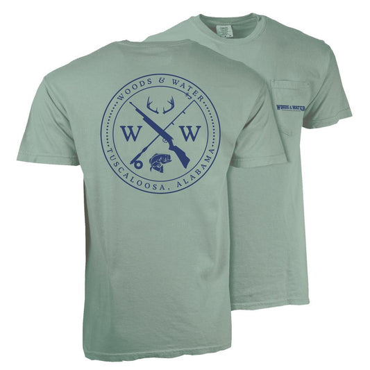 Gun Rod Design Short Sleeve Comfort Colors Tee
