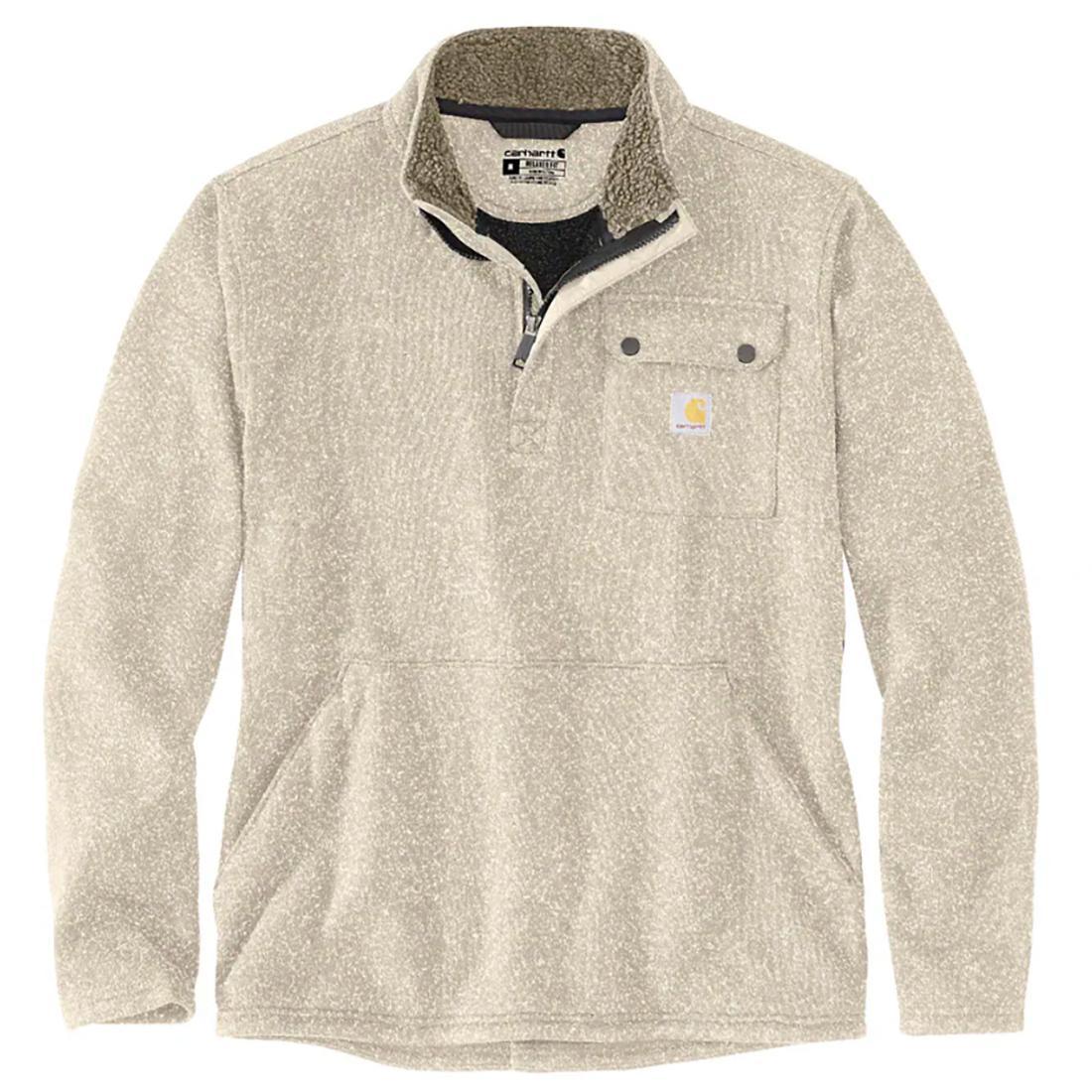MENS RELAXEDFIT MW 1/4ZIP SWEATER FLEECE