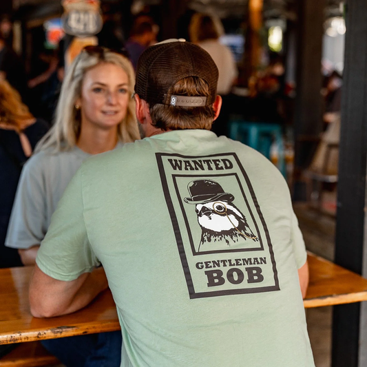 GENTLEMAN BOB S/S TEE GREEN TEA