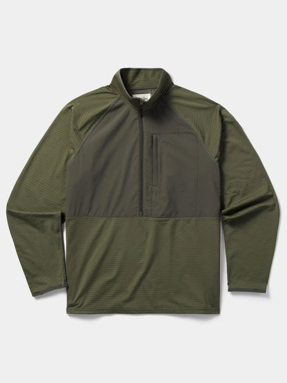 MENS LTWT GRID TECH FLEECE 1/2ZIP