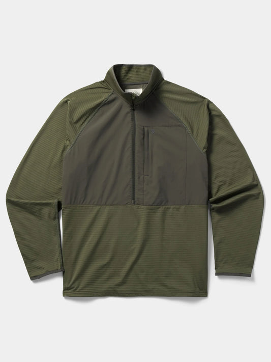 MENS LTWT GRID TECH FLEECE 1/2ZIP
