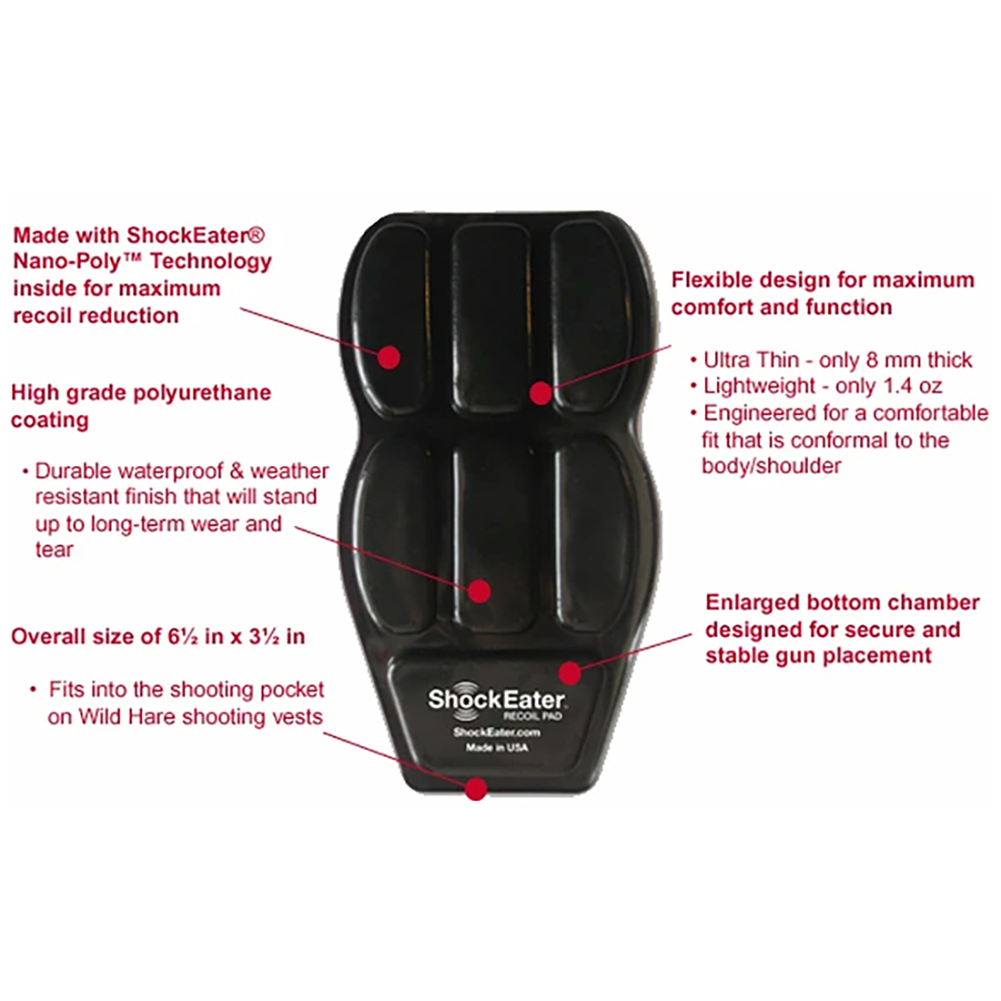 SHOCKEATER RECOIL PAD KIT