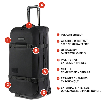 32 Aegis CheckIn 2Wheel Rolling Hybrid Duffel
