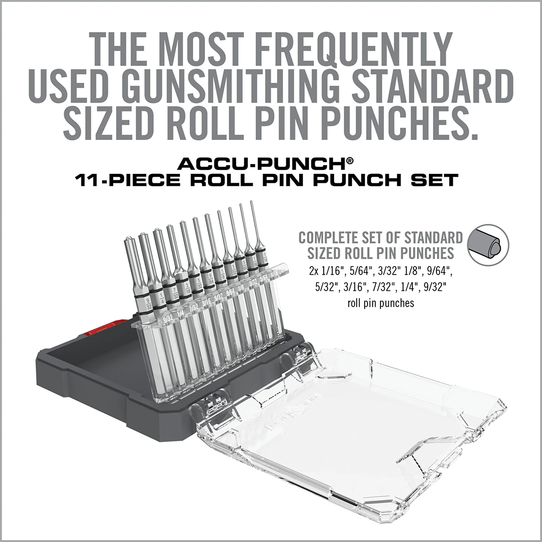 ACCUPUNCH 11PC ROLL PIN PUNCH SET