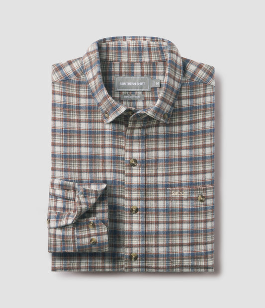 MENS ROBINSON WASHED LONG SLEEVE FLANNEL