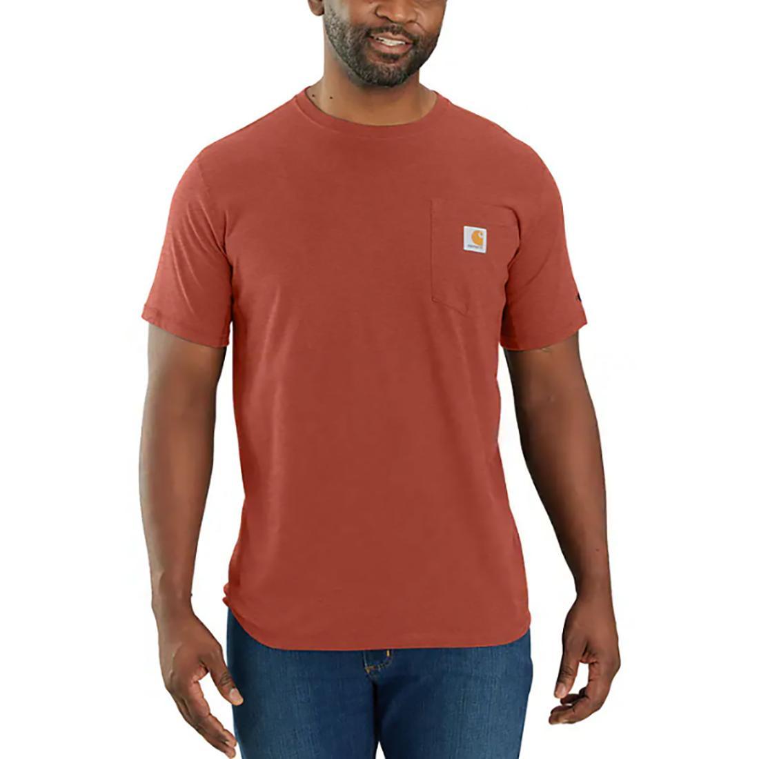MENS FORCE RELAXED FIT MW S/S POCKET TEE