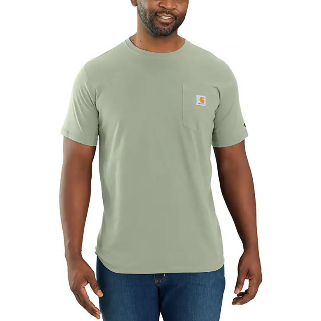 MENS FORCE RELAXED FIT MW S/S POCKET TEE