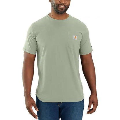 MENS FORCE RELAXED FIT MW S/S POCKET TEE