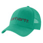 MENS CANVAS MESH BACK LOGO GRAPHIC CAP